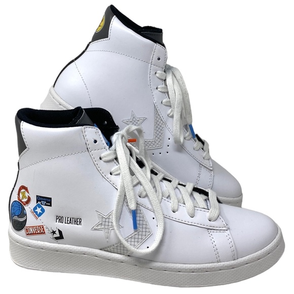 Converse Shoes - Converse Pro Leather High Skate Shoes Kids Women's White Multi Sneakers 272446C